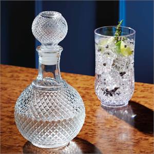 BarCraft Cut Glass Decanter